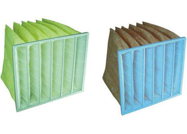 Medium Efficiency F5 - F9  Pocket Air Filter Synthetic Fiber Material